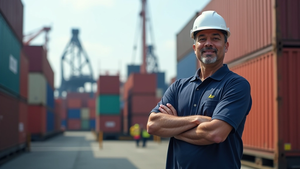 Container ships loaded with electronic equipment and semiconductor products at Malaysia's modern port facility