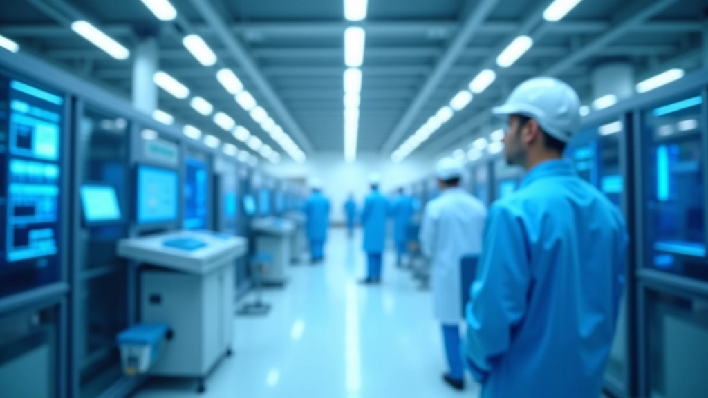 Modern semiconductor manufacturing facility with clean room technology and precision equipment in Malaysia
